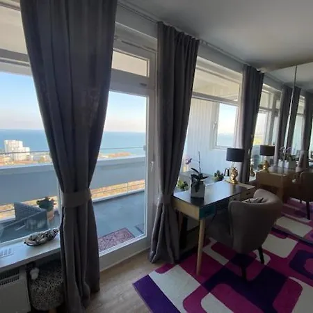 Oase Mit Meerblick, Schwimmbad & Nahe Hansapark, Kostenlos Parken 아파트